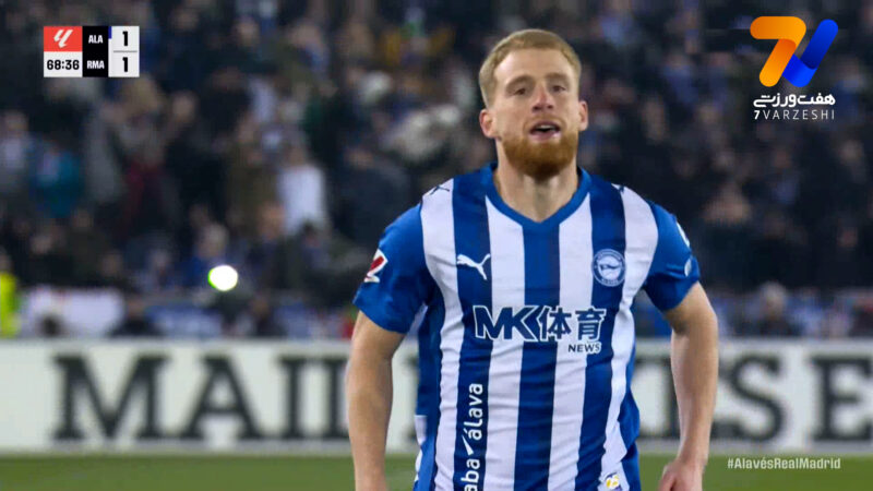 گل اول آلاوس به رئال مادرید توسط ویسنته