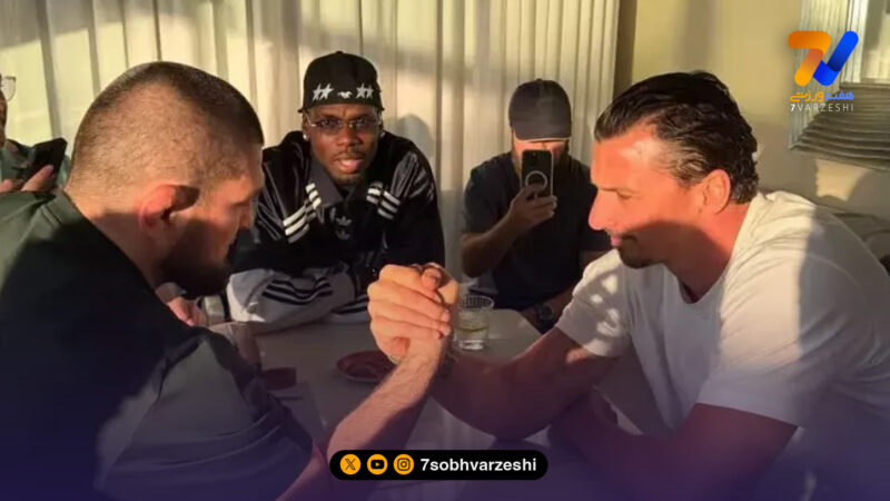 دیدار ستاره‌های فوتبال با عقاب داغستان +عکس