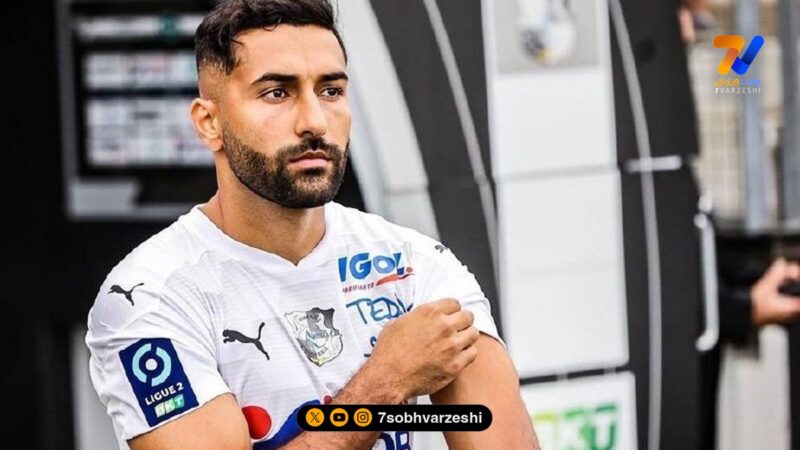 تمرینات سخت سامان قدوس ستاره تیم ملی در حیاط خانه اش