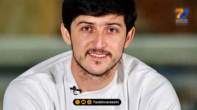 تمرینات سخت ورزشی سردار آزمون ستاره تیم ملی در حیاط خانه اش