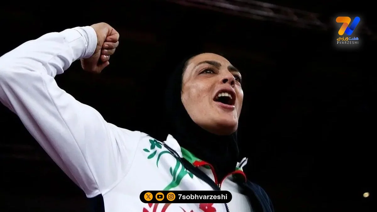 قاب خانوادگی سلفی شهربانو منصوریان و همسرش - مجله ورزشی