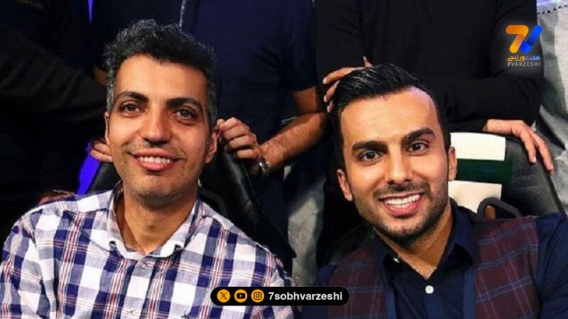 نوستالژی | فردوسی پور و میثاقی در پشت صحنه برنامه 90