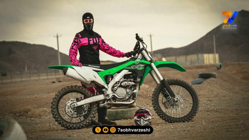 نگاه ورزشی | فهیمه قهرمان موتور کراس