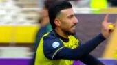گل اول سپاهان به خیبر توسط محمد عسکری