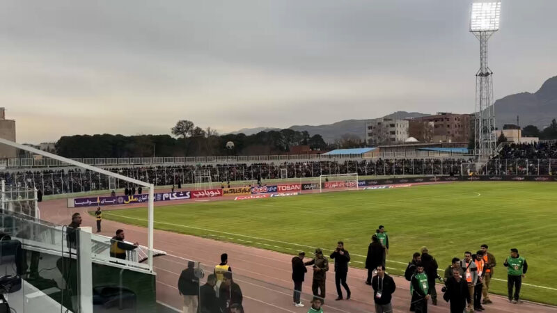 سکوهای ورزشگاه تختی مملو از تماشاگر