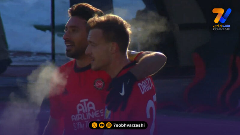 گل مردود تراکتور به ملوان توسط دروژدک