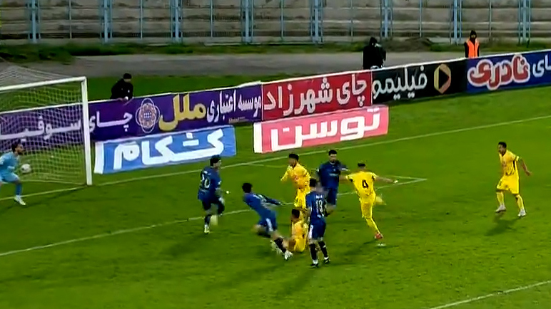 گل اول فجر به ملوان توسط ساسان جعفری کیا