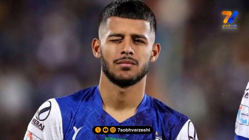 عکس تلخ از ماشین لوکس مهدی قایدی که مچاله شد