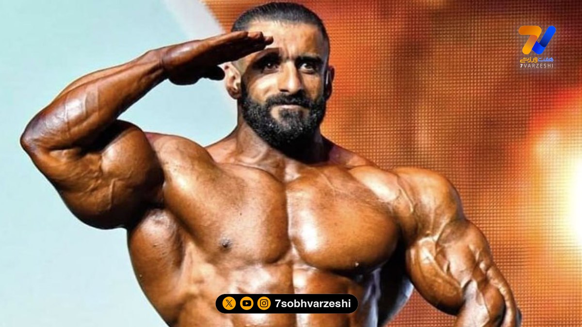 هادی چوپان با ریش رنگی و لباس محلی