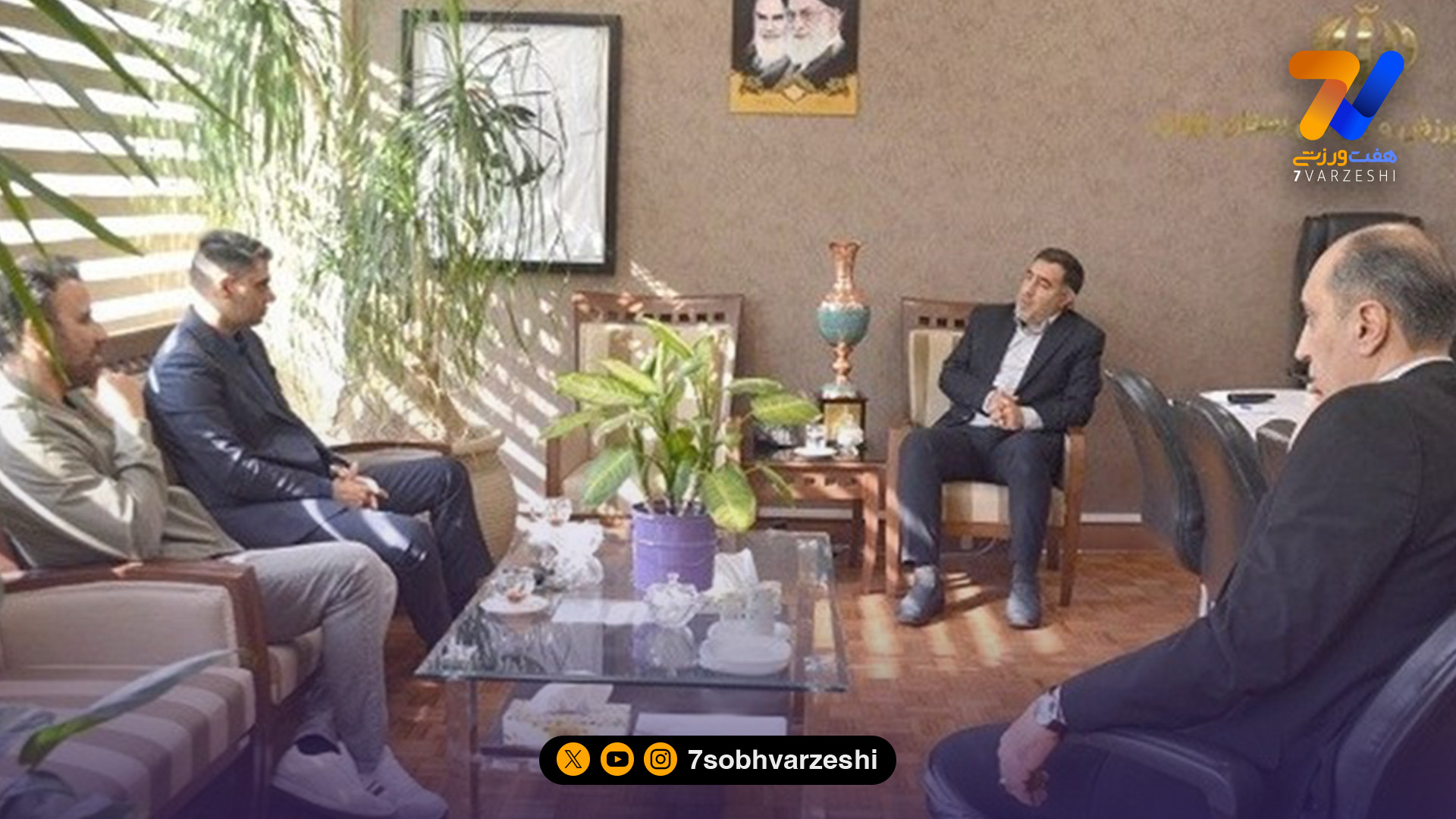 نشست مدیرعامل پرسپولیس با مدیرکل ورزش تهران با موضوع توسعه مجموعه شهید کاظمی