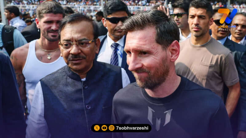 جنجال و آشوب در تور هند لیونل مسی+ تصاویر