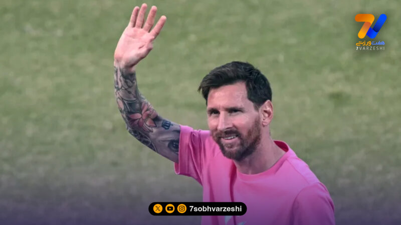 فوتبال مسی با هواداران نوجوان در هند+عکس