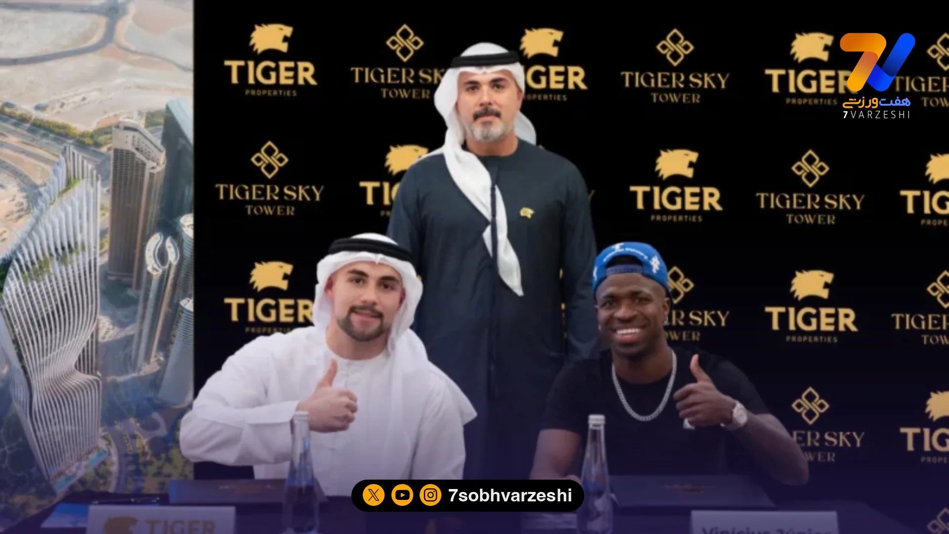 خرید لاکچری وینیسیوس در دبی؛ پنت‌هاوس ۳۶۰ درجه با نمای برج خلیفه