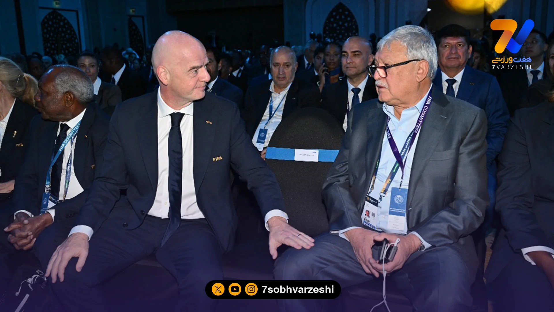 حضور مهدی تاج در مراسم بهترین‌های فیفا ۲۰۲۵