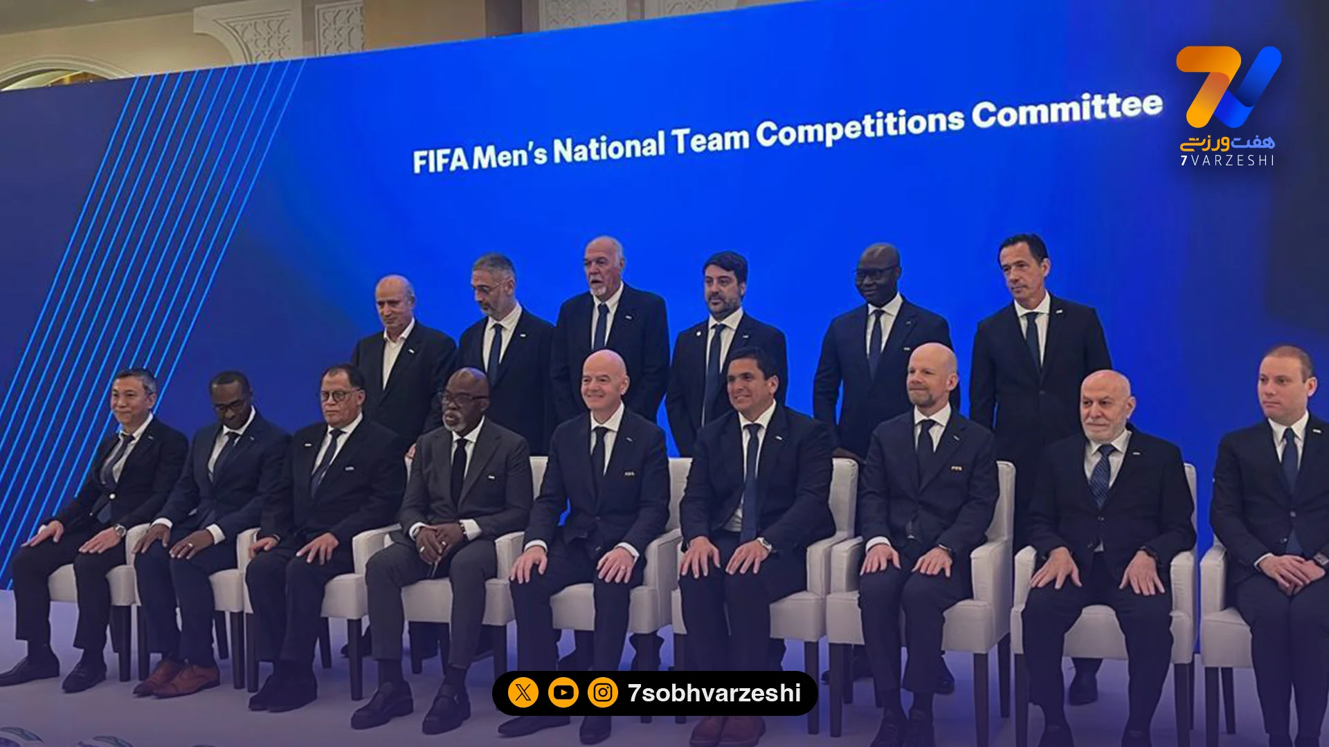 رایزنی تاج در مراسم برترین ها؛ قول اینفانتینو برای حضور بی‌دغدغه ایران در جام جهانی