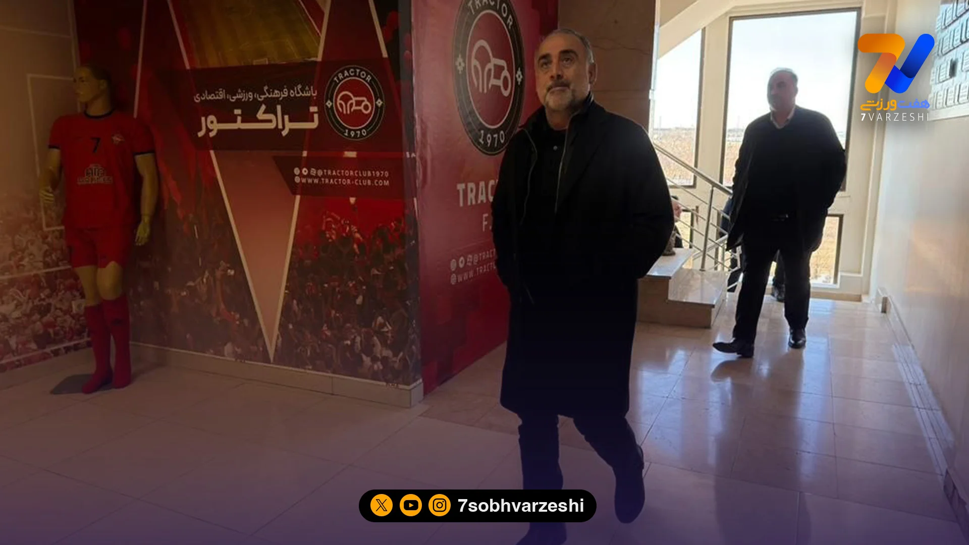 حضور سرمربی تیم ملی در باشگاه تراکتور