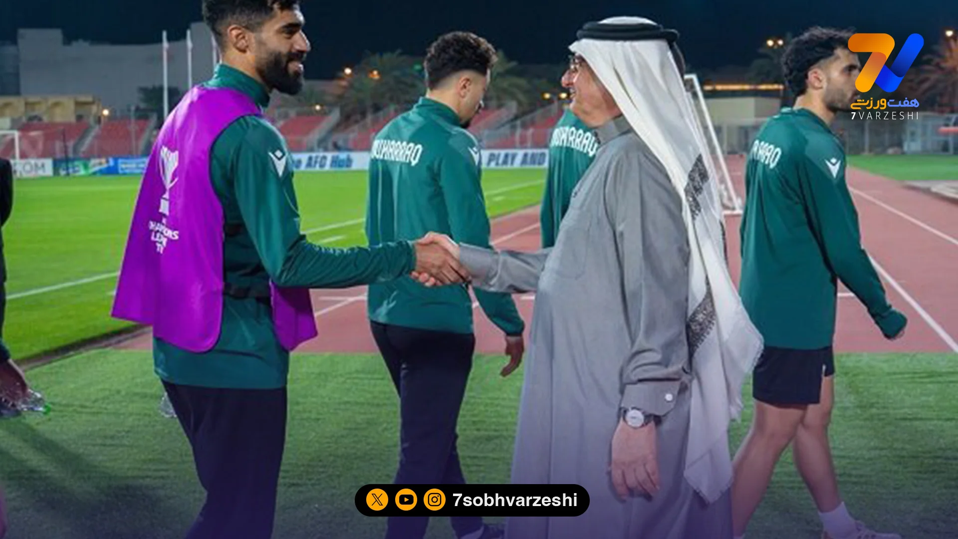 آماده‌باش کامل المحرق برای جدال با استقلال؛ حمایت مدیران ورزشی در تمرین پایانی