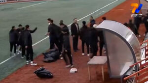 ویدیوی کامل دوربین مداربسته از اتفاقات تبریز/ درگیری اطرافیان محمود فکری با خبرنگاران