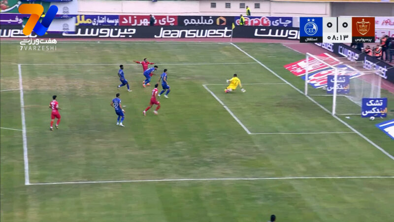 شوت اورونوف و واکنش زیبای آدان