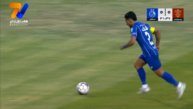 شوت حردانی از کنار دروازه پیام نیازمند به بیرون رفت