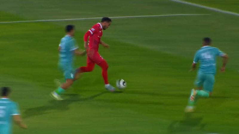 گل اول پرسپولیس به پیکان توسط اوستون اورونوف