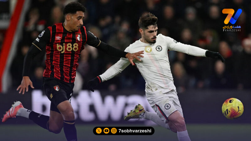 چلسی دوباره لغزید؛ توقف برابر بورنموث زنگ خطر برای مارسکا