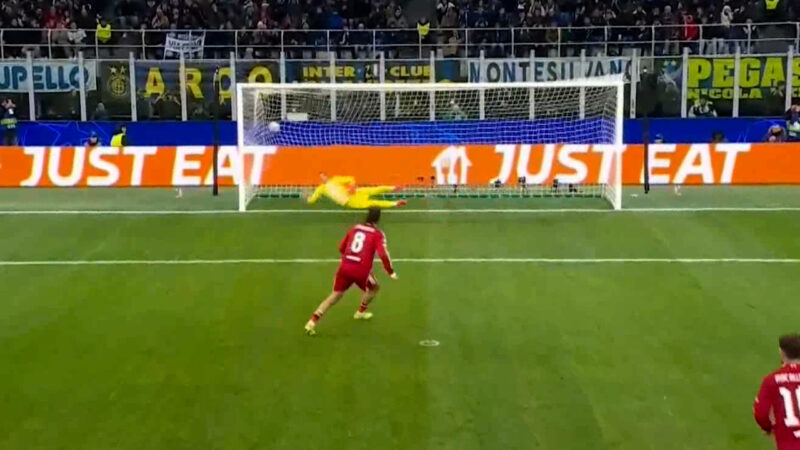 گل اول لیورپول به اینتر با ضربه پنالتی سوبوسلای