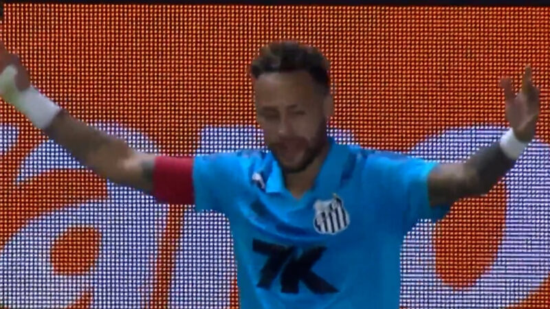 گل دوم سانتوس به ژوونتود با دبل نیمار