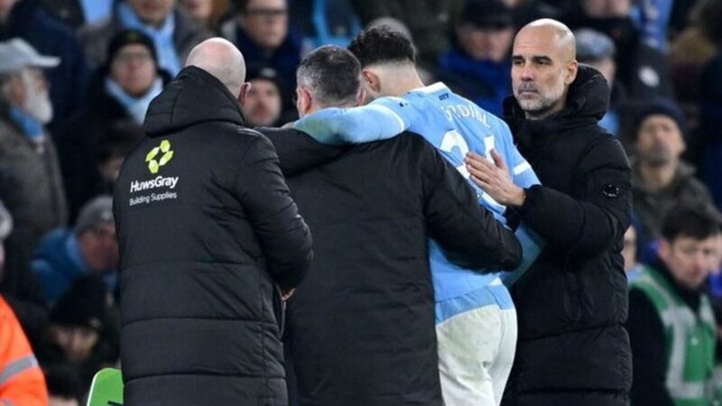 شکستگی ساق پا! پپ گواردیولا بدون ستاره خط دفاع