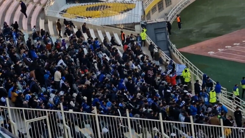 وضعیت سکوی هواداران استقلال یک ساعت مانده به بازی با سپاهان