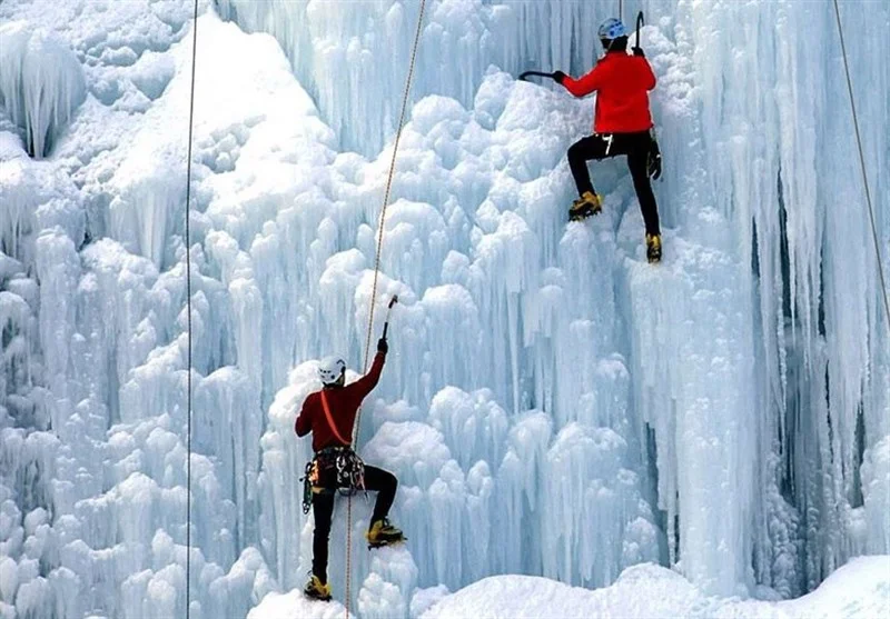 مهین خلیلی با عنوان پنجمی جام جهانی یخ‌نوردی