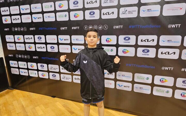 نیکان شیروانی نایب قهرمان تنیس روی میز