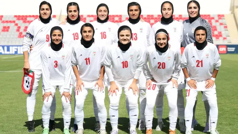 ارتقای جایگاه فوتبال زنان ایران در رنکینگ جهانی فیفا