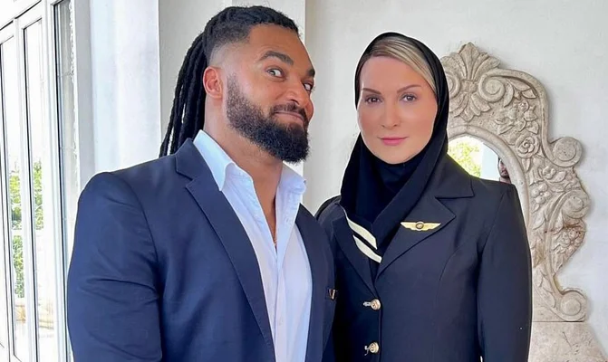 عکس دیده نشده از مراسم عقد پیمان رجبی با همسر بلاروسی اش لیلا