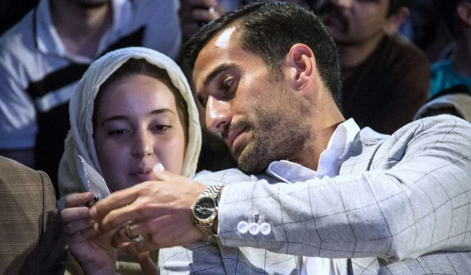 استایل دامادی احسان حاج صفی فوتبالیست ایرانی