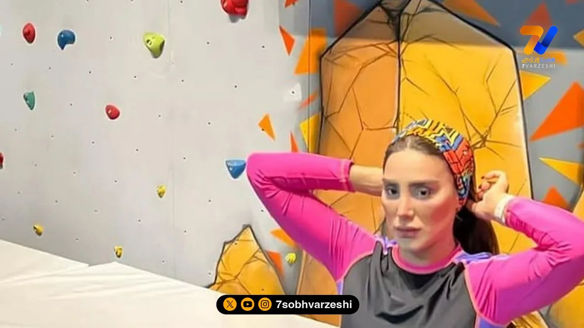 استایل شهربانو دامغان نژاد با لباس تکواندو و مدال به دست