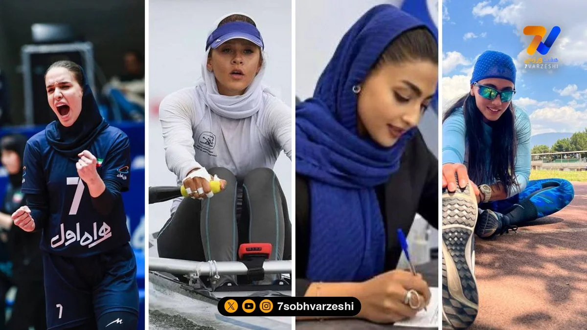 قاب ورزشی دل‌آرا، مهسا، نیلوفر و شقایق حسن‌خانی - مجله ورزشی