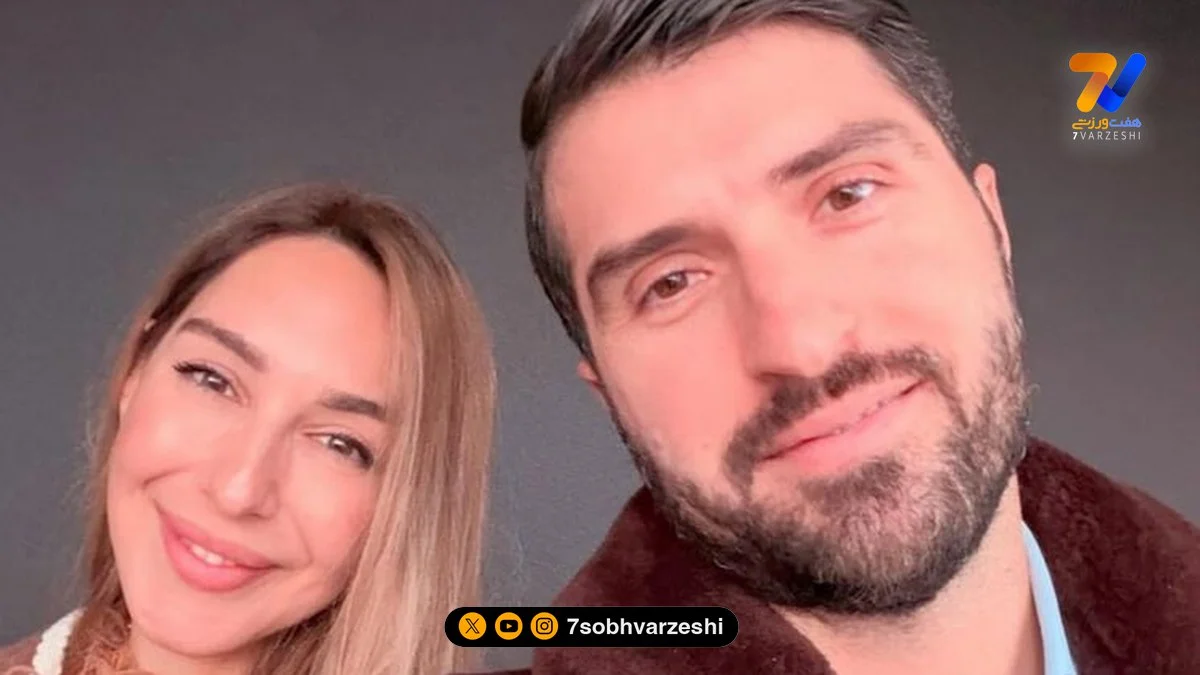 ‌های کریسمسی کریم انصاری‌فرد با همسر و فرزندانش - مجله ورزشی