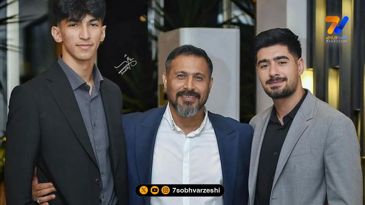 قاب ورزشی امیررضا، رحمان، امین، مهران، مجید، آرین و محمدهادی ساروی - مجله ورزشی