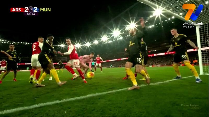 گل دوم آرسنال به منچستریونایتد توسط مرینو