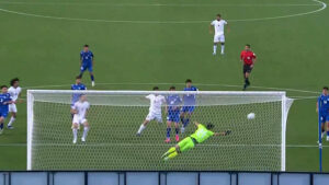 اولین موقعیت خطرناک تیم ملی امید روی دروازه ازبکستان