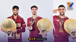 تصاویر لژیونرهای ایرانی با جدیدترین جام قهرمانی