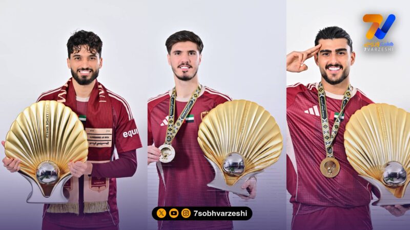 تصاویر لژیونرهای ایرانی با جدیدترین جام قهرمانی