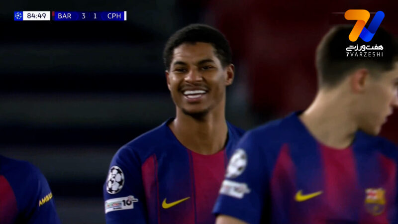 کاشته دیدنی راشفورد؛ گل چهارم بارسلونا به کپنهاگن