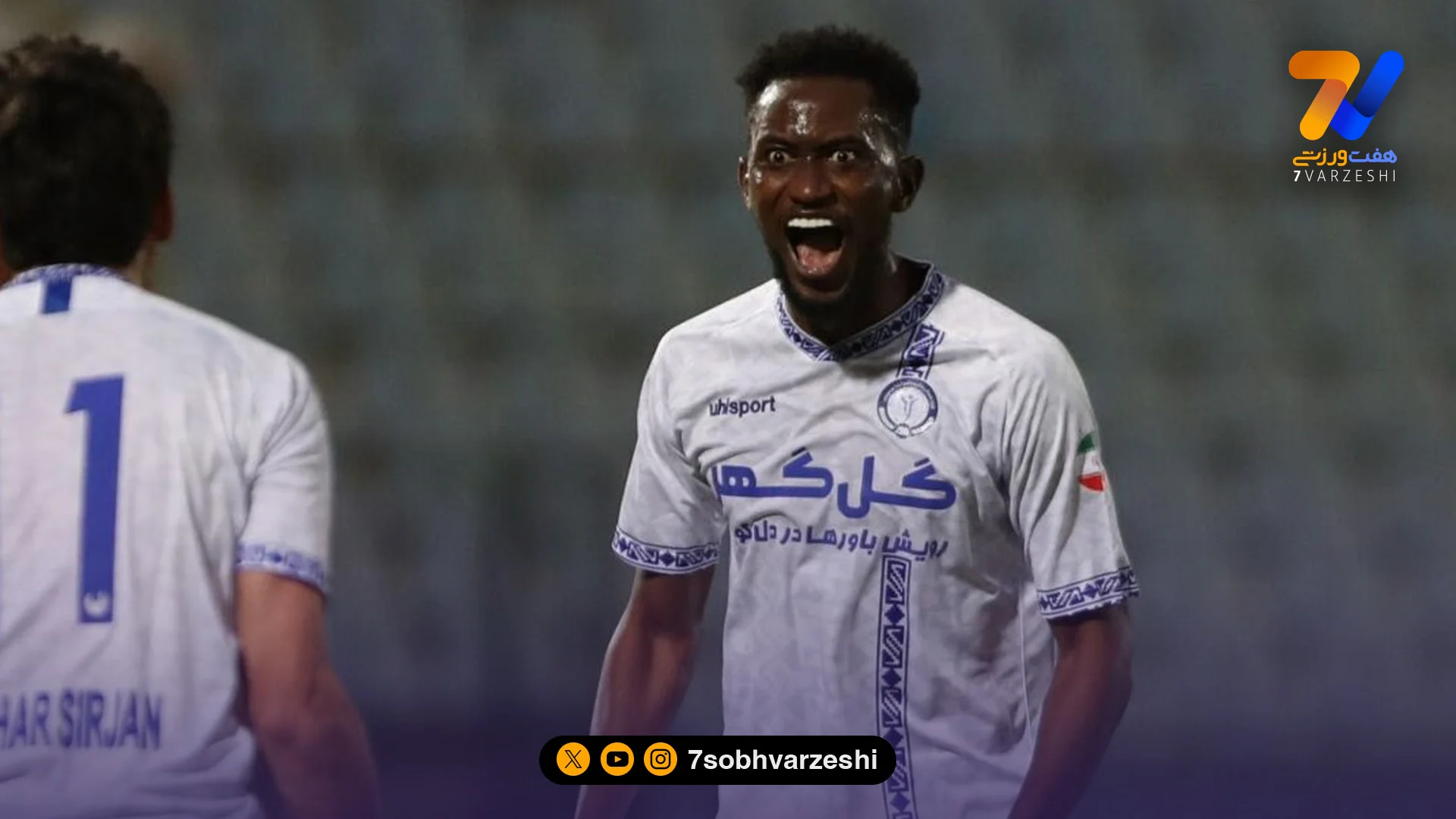 مصدومیت نگران‌کننده هافبک گل‌گهر در پایان نیمه اول