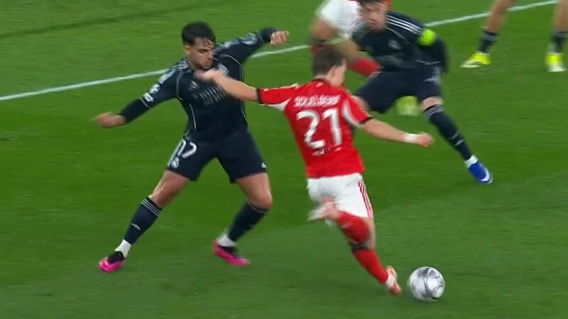 گل سوم بنفیکا به رئال مادرید توسط اشجلدرپ