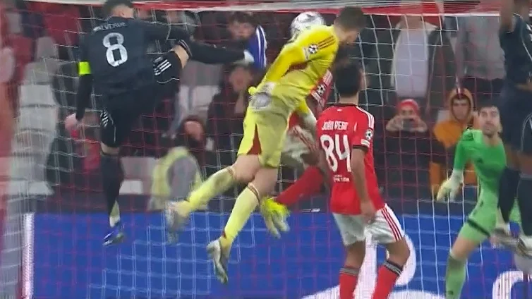 گل چهارم بنفیکا به رئال مادرید توسط تروبین