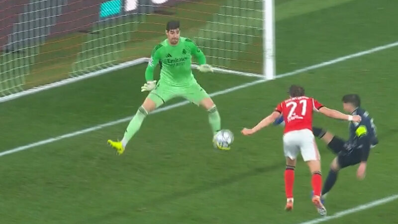 گل اول بنفیکا به رئال مادرید توسط اشجلدرپ