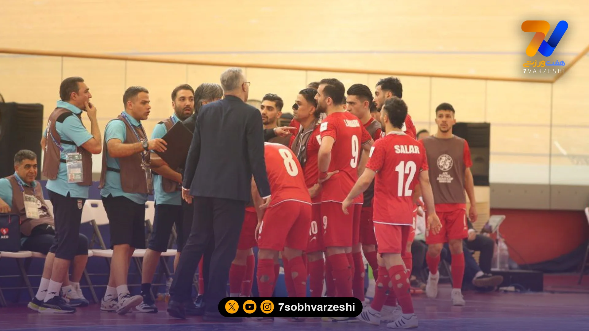 گزارش تصویری دیدار تیم‌های ملی فوتسال ایران و عربستان