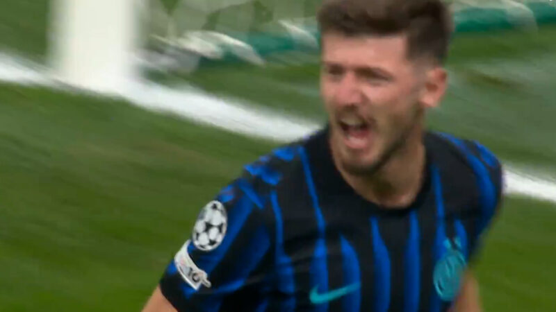 گل اول اینتر به آرسنال با شوت دیدنی پتار سوچیچ